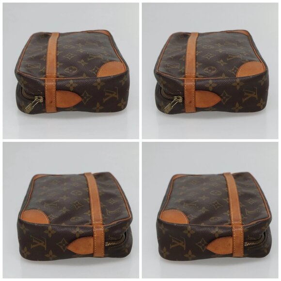 LOUIS VUITTON Monogram Compiegne 28 Clutch Bag M51845 LV Auth 128342 - Picture 16 of 16